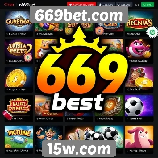 Variedade de jogos disponíveis na 669bet